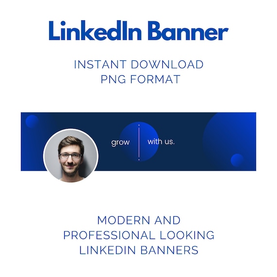 Linkedin Banner Template for Your Personal Profile INSTANT | Etsy