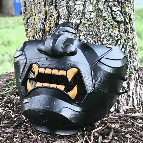 Ghost of Tsushima Wolf Mask Etsy