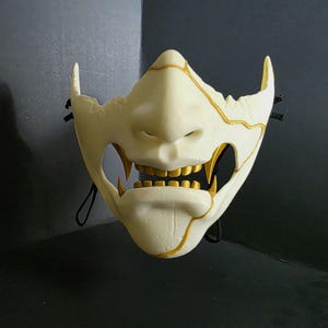 Ghost of Yotei Mask  • 3D Printed • Oni Mask • Video game cosplay • Samurai Mask