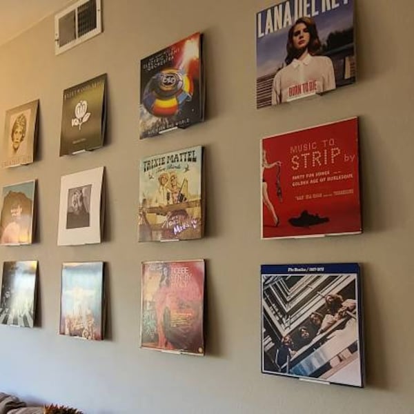 Vinyl Wall Mount • Record Display • Minimalist • Record Holder • Bundles Available