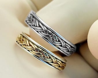 Spinner Ring, 925 Starling Silver, 18k Gold Plated, Anxiety Ring, Anxiety Spinner Ring, Statement Ring, Beautiful Ring, Meditation
