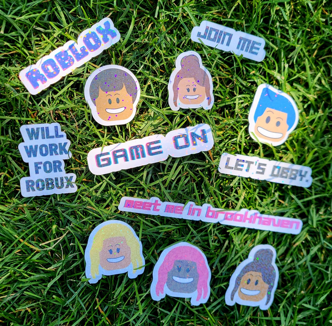 Roblox Stickers This Set Includes 12 Adorable, Highquality Roblox