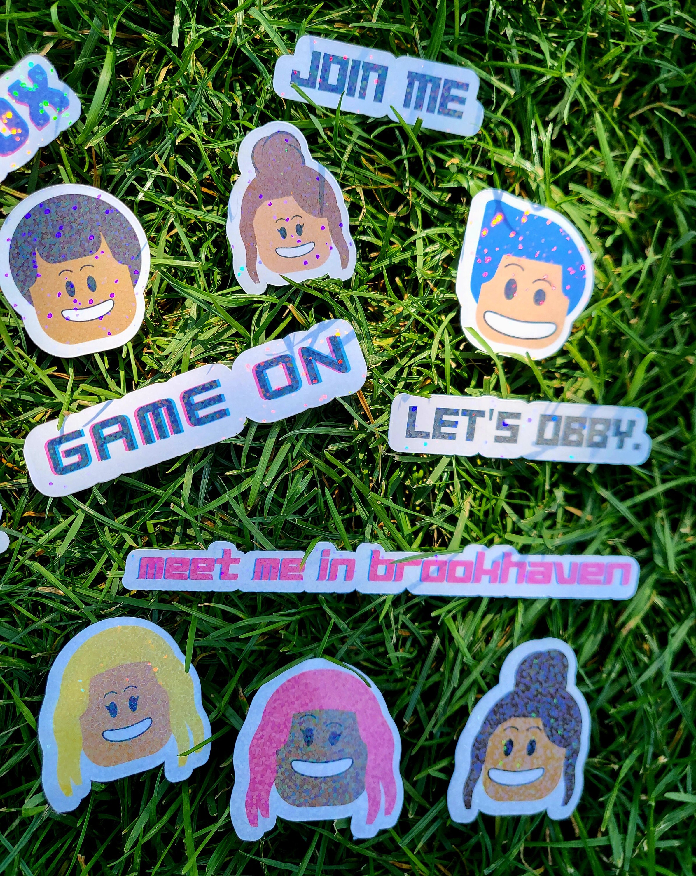 Roblox Stickers This Set Includes 12 Adorable Highquality Etsy