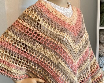 boho poncho sweater