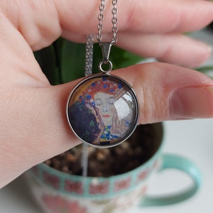 The Kiss - Gustav Klimt - Art Nouveau - Jewellery Set - Stainless Steel