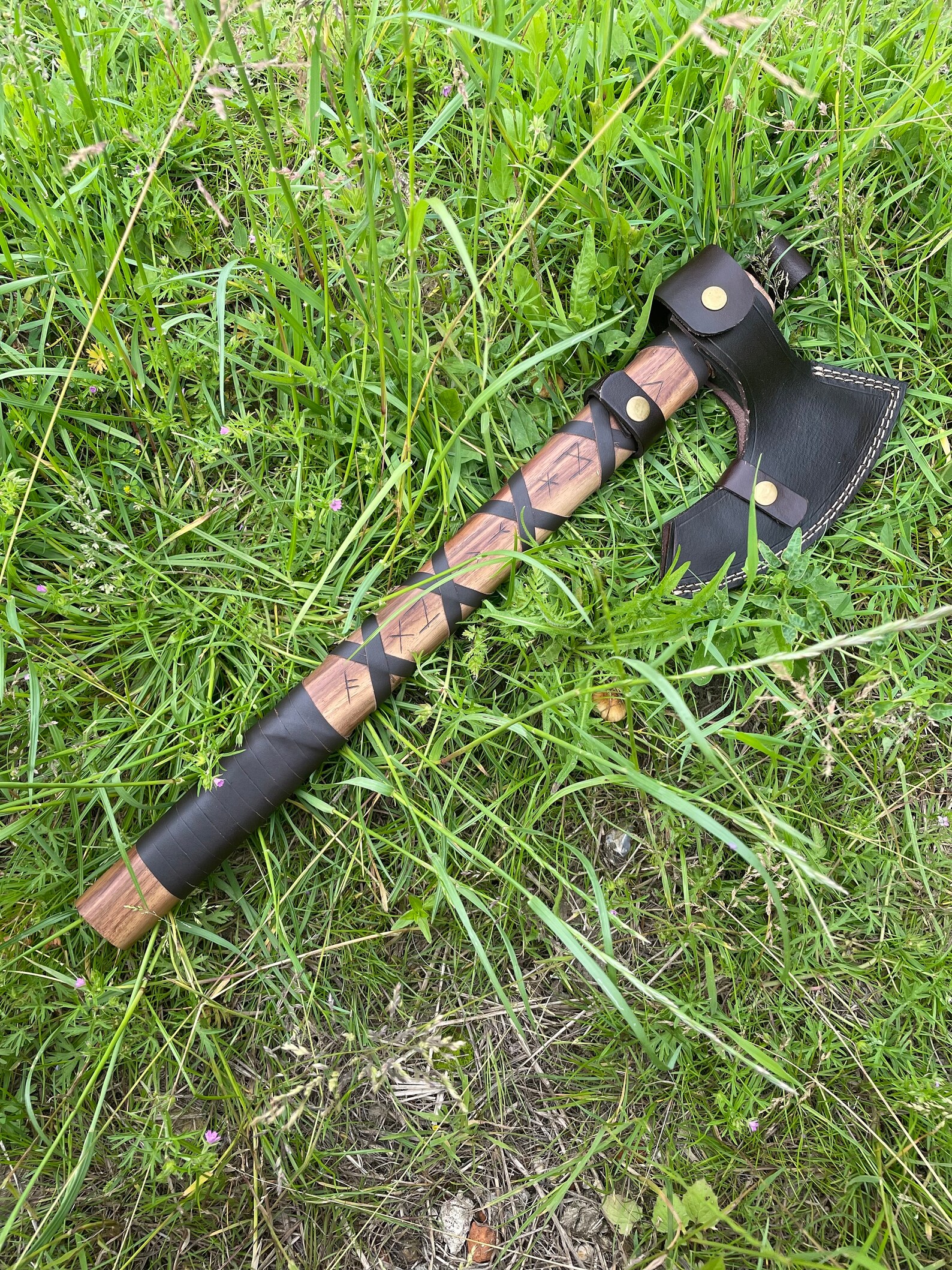 Hand Norse Viking Axe Bearded Axe Head Etsy