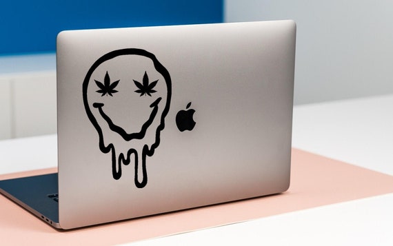 Smiley 420~ Decal Cartoon Vinyl Sticker Laptop Car Window Choose Color and Size! 