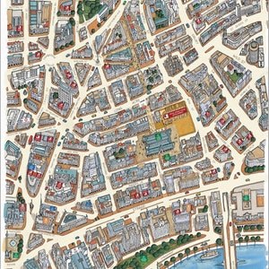 Covent Garden Street Map puzzle 1000 piece jigsaw puzzle 690mm x 480mm