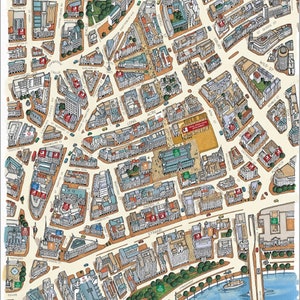 Covent Garden Straßenkarte Puzzle 1000 Stück Puzzle 690mm x 480mm
