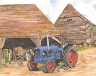 Puzzle 1000 Pezzi Roy Didwell – Trattori Ferguson Rossi E Grigi, 690x480 Mm