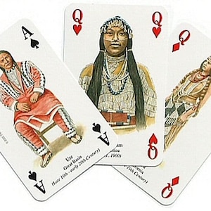 Native American Tribes standaardset van 52 speelkaarten + Jokers