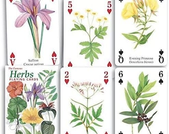 Herbs standard set of 52 Playing Cards + Jokers