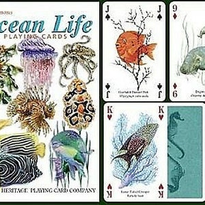 Ocean Life standard set of 52 Playing Cards + Jokers