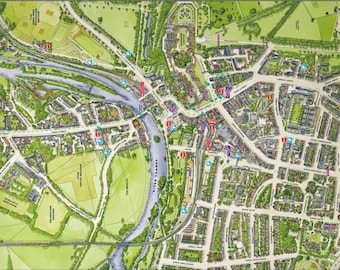 Cityscapes Street Map Of  Windsor 400 Piece Jigsaw Puzzle 470mm x 320mm (hpy)