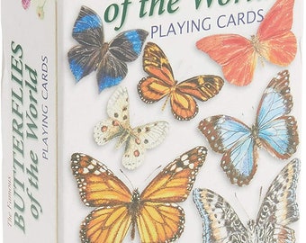Butterflies of the world standard set of 52 Playing Cards + Jokers