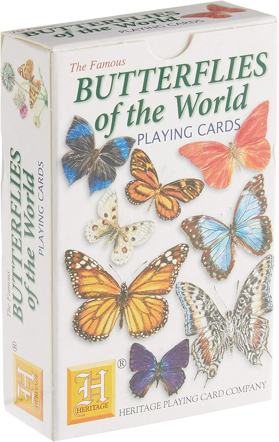 Butterflies-Themed Playing Cards Deck - 52 Cards + Jokers, Colorful & Fun