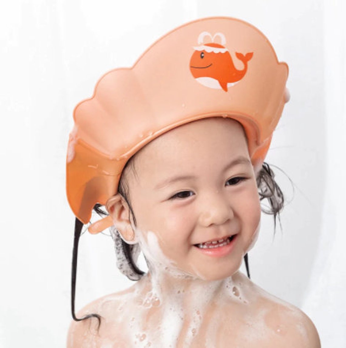 Cute Baby Bath Hat Adjustable Kids Shower Protect Eye Etsy