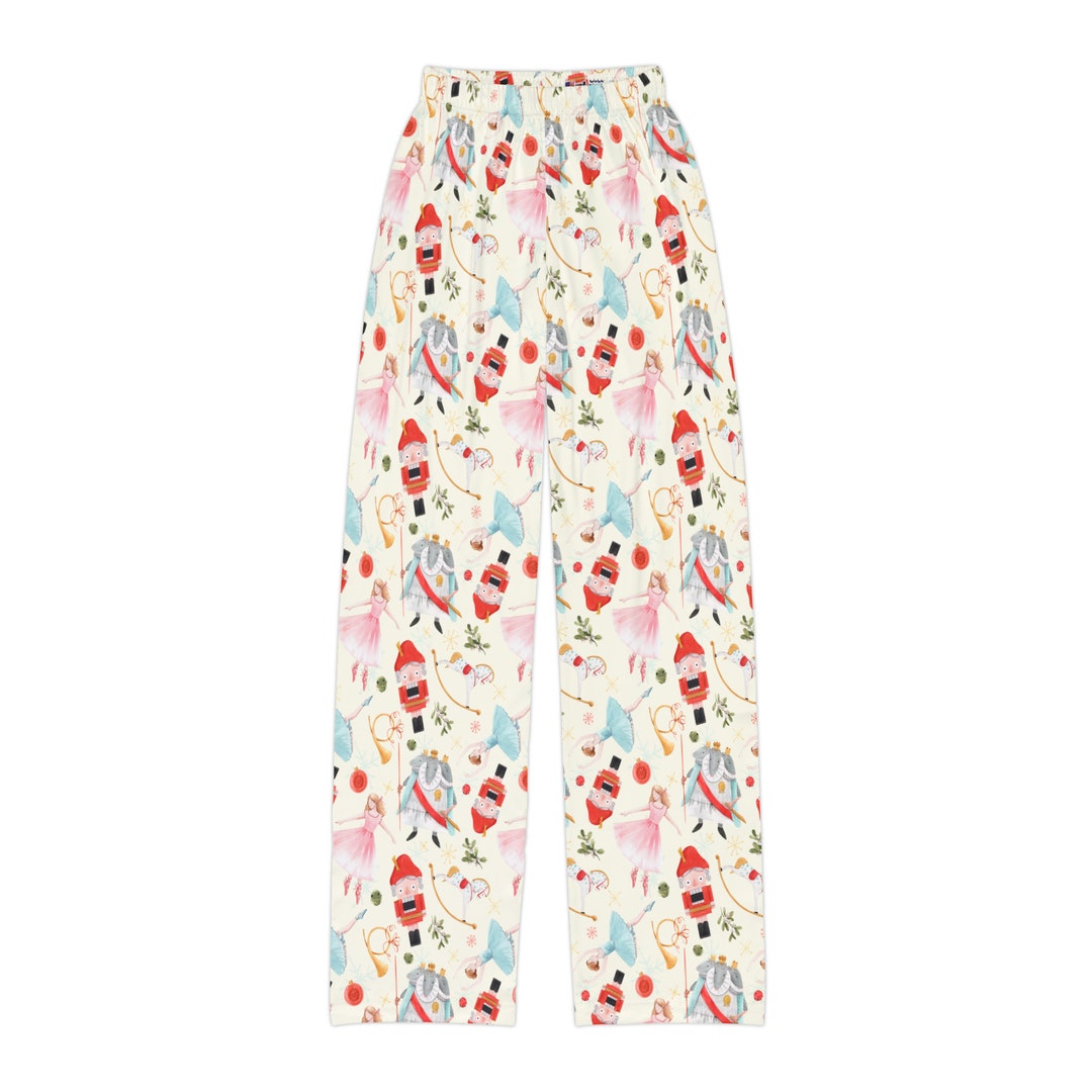 Kids Slinky Cooling Pine Cone Christmas Pink Pajama Pant Set