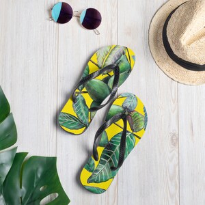 Flip-Flops Tropical fruit, beach sandals, pool sandals, gift for her