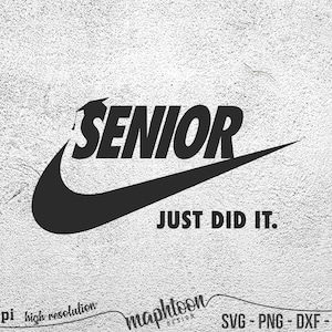 Nike Senior Svg Etsy