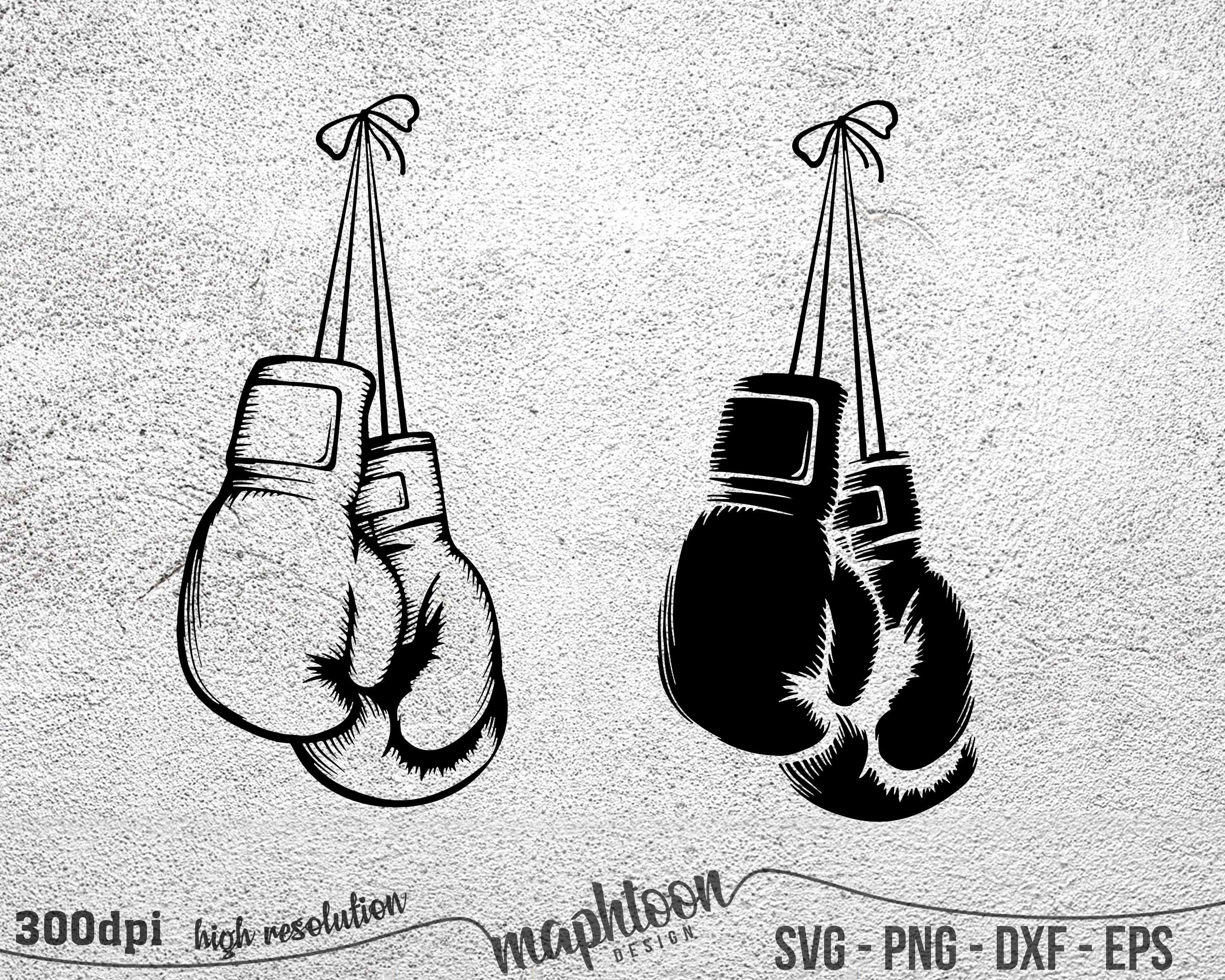Boxing Gloves SVG Boxing Gloves Clipart Boxing Gloves Etsy