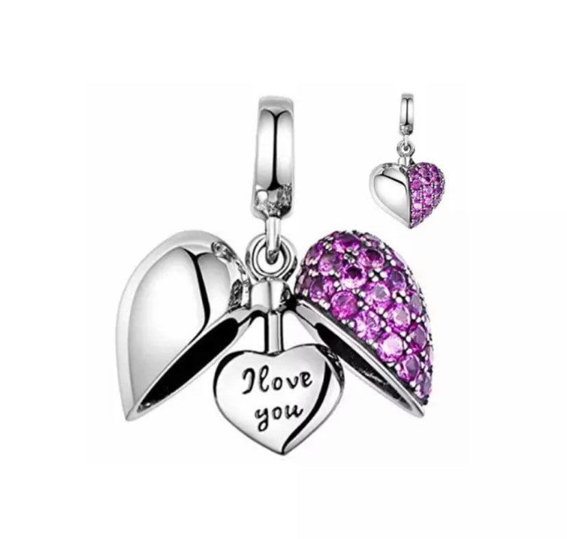 Pandora CharmsHeart Birthstones Pandora Birthstones 925 Etsy