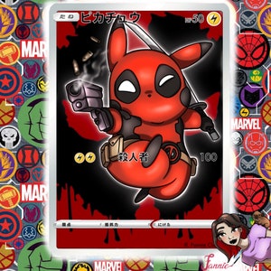 PikaDeadpool – Individuelle Karte