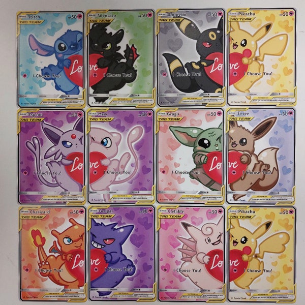 Custom card - I choose you! - Valentine’s Day