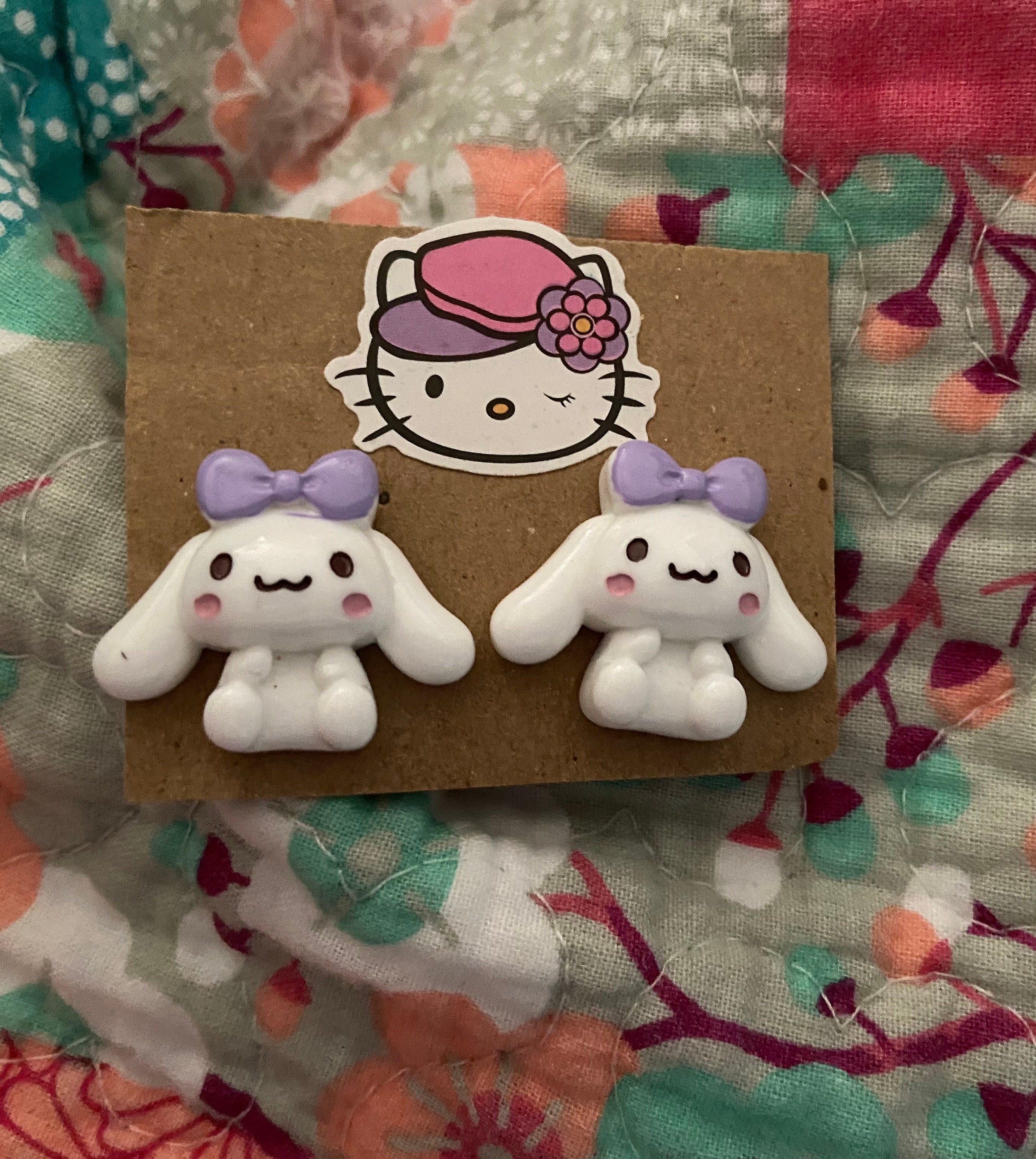 Cinnamoroll sanrio earrings Etsy