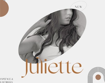 Kit de marca Juliette y plantillas de Instagram (Canva)