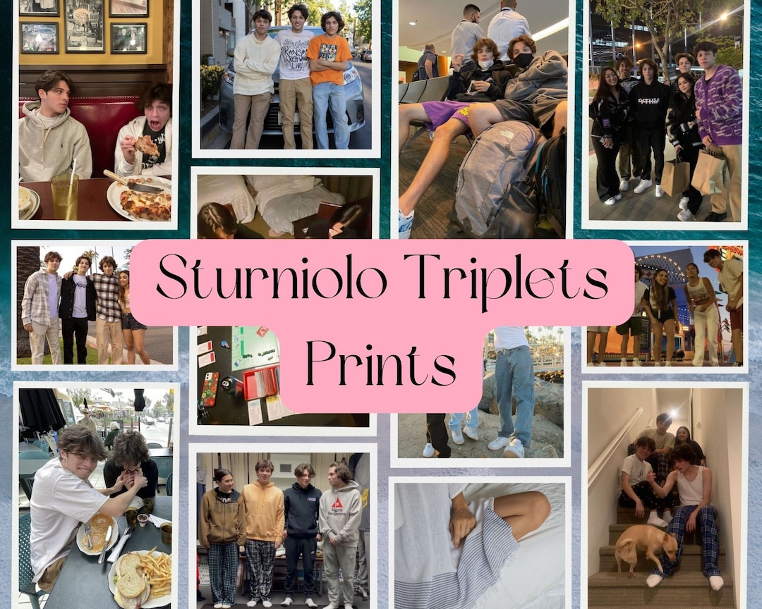 Sturniolo Triplets Prints Gifts for Teenage Girls Matt Sturniolo Chris