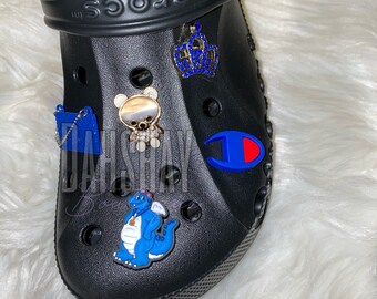 Crocs Charms Blue Iridescent Glass Rhinestones – Toybox Fashions