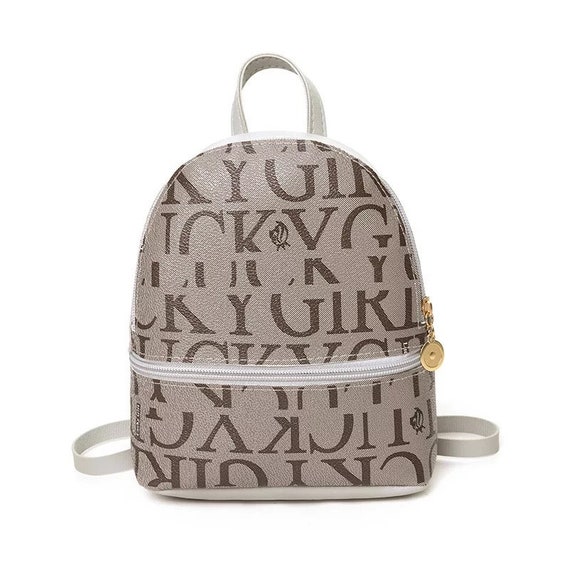 Lucky Girl Mini Backpack for Women Leather Bag for Kids 