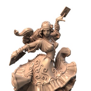 Vadoma La Profetisa / Signum Workshop / Miniatura de resina impresa en 3D / Mini / Fantasía / Dungeons & Dragons / Pathfinder / Juegos de mesa