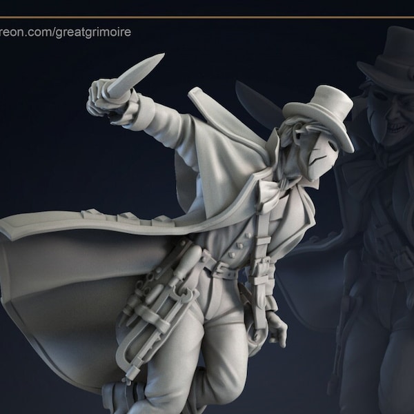 Jack | Grande Grimório | Miniatura de resina impressa em 3D | Miniatura | Fantasia | Dungeons & Dragons | Pathfinder | RPG | Jogos de mesa