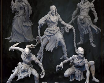 The Eyeless | Great Grimoire | 3d Printed Resin Miniature | Mini | Fantasy | Dungeons & Dragons | Pathfinder | Tabletop Gaming
