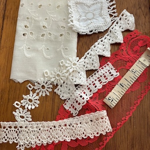 Red Slow Stitch Kit, Vintage