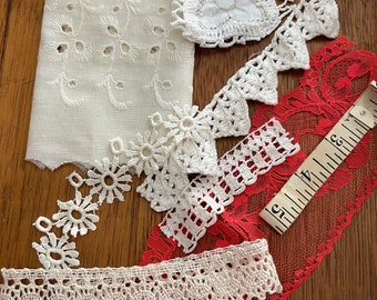 Red Slow Stitch Kit, Vintage