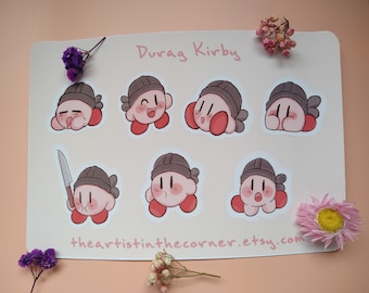 Durag Kirby sticker sheets