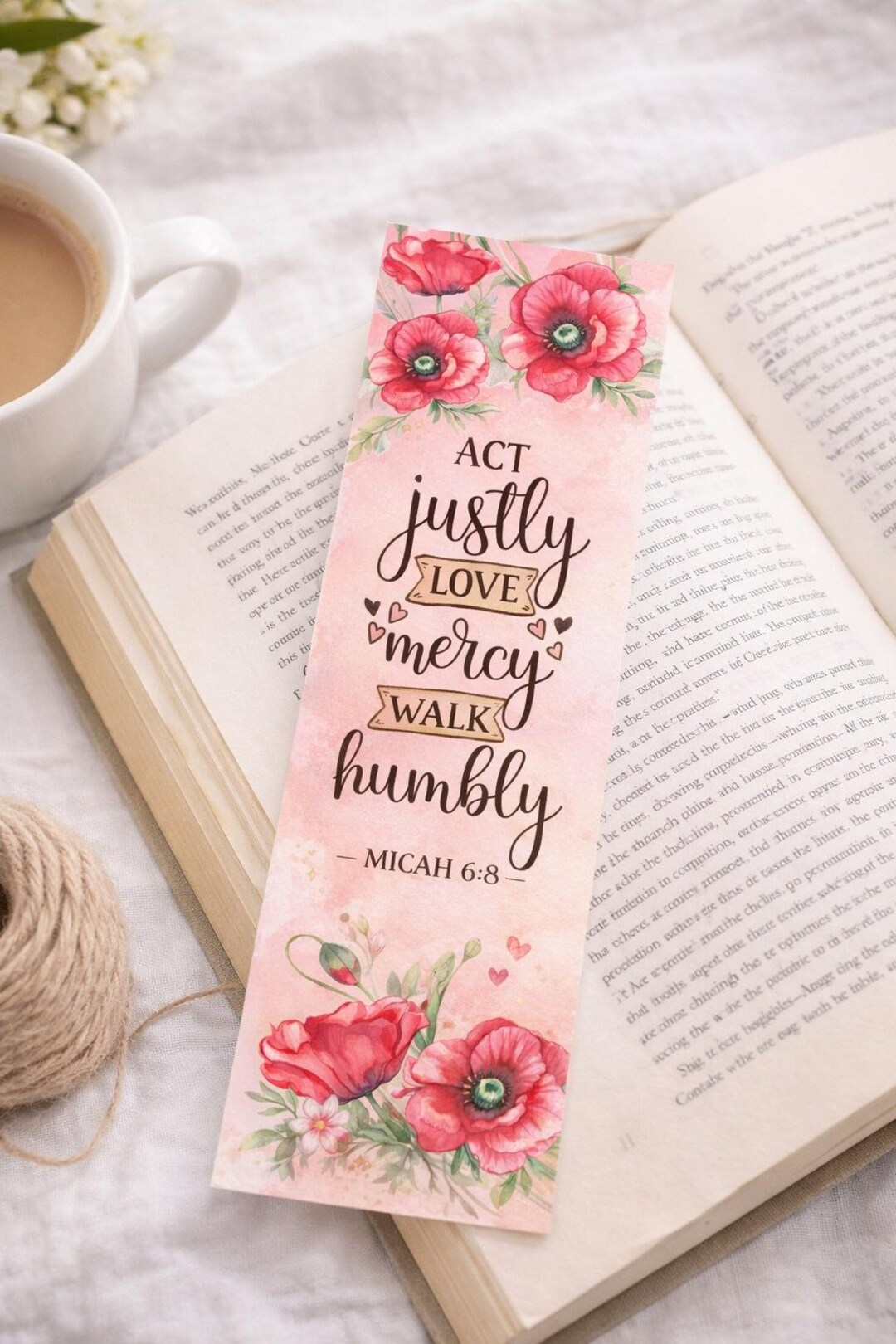 Christian Bookmark Bundle, Bible Verse Scripture Cards (digital ...