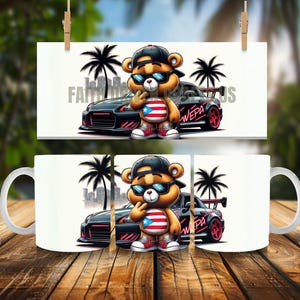 Puerto Rico 11 Oz mug wrap | Digital designs | Sublimation | Cricut mug press | Puerto Rico PNG | Boricua | Plantilla 11 Oz|Cricut Press