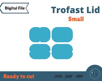 Trofast Small Bins, Flisat Sensory Table, Small Bin SVG, laser cut file, Glowforge file