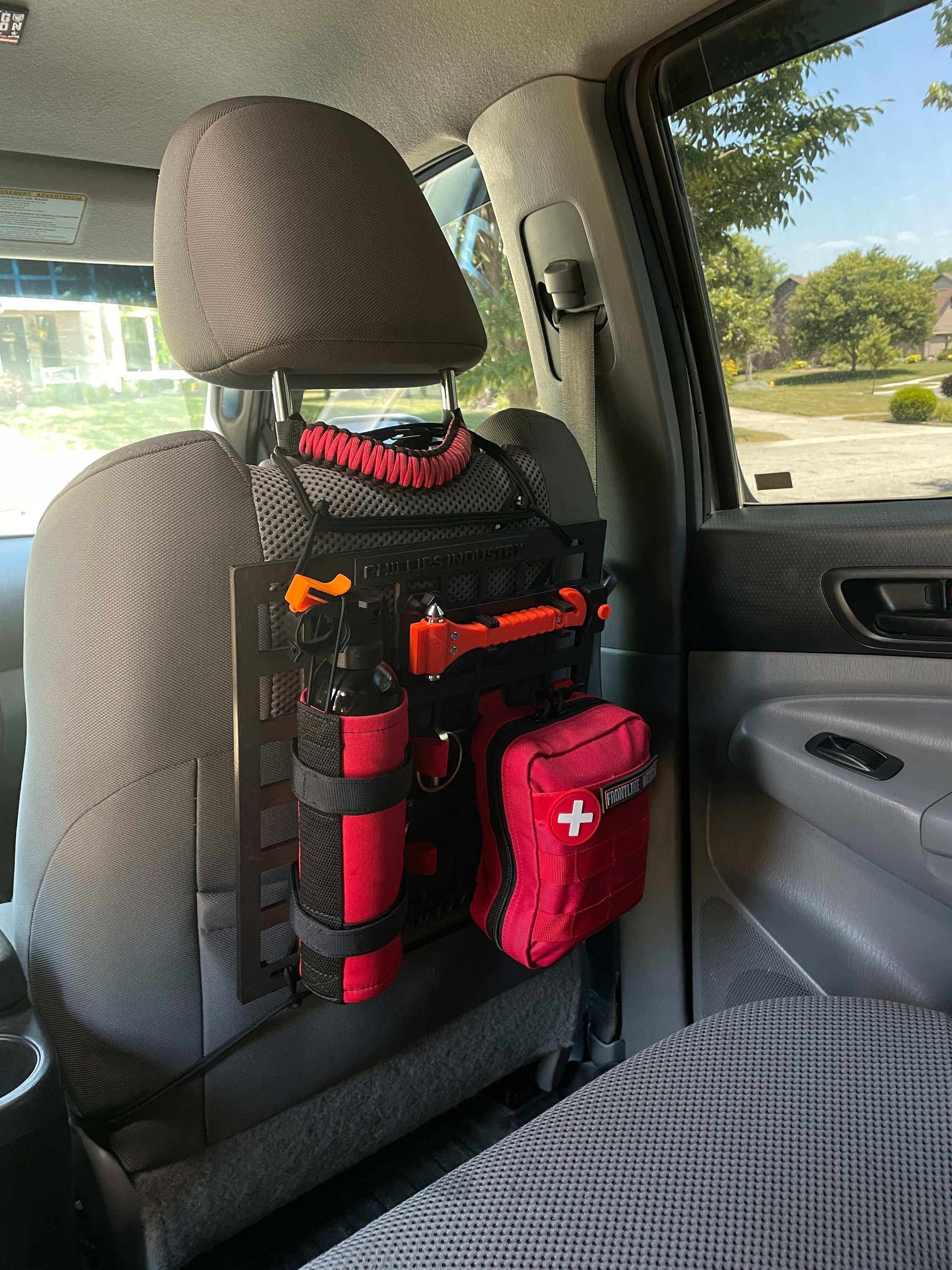 Removable Molle Panel Car Organizer 