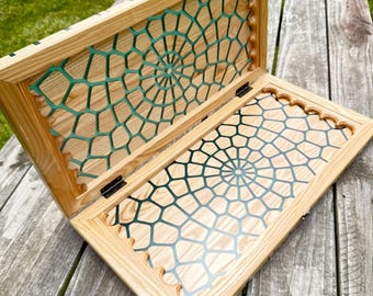 Luxury Wooden Backgammon Set / NARDY