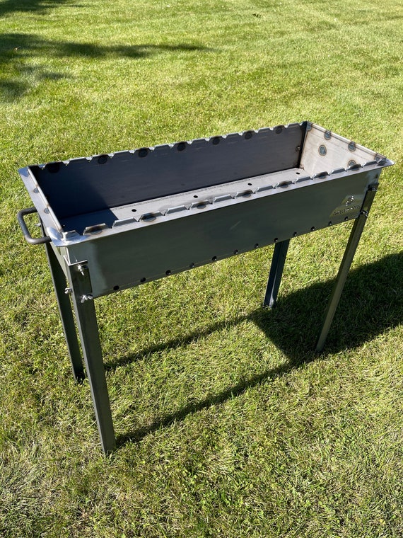 Large Heavy-duty STAINLESS Steel BBQ Grill MANGAL For 15, 52% OFF