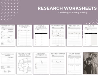 genealogy etsy