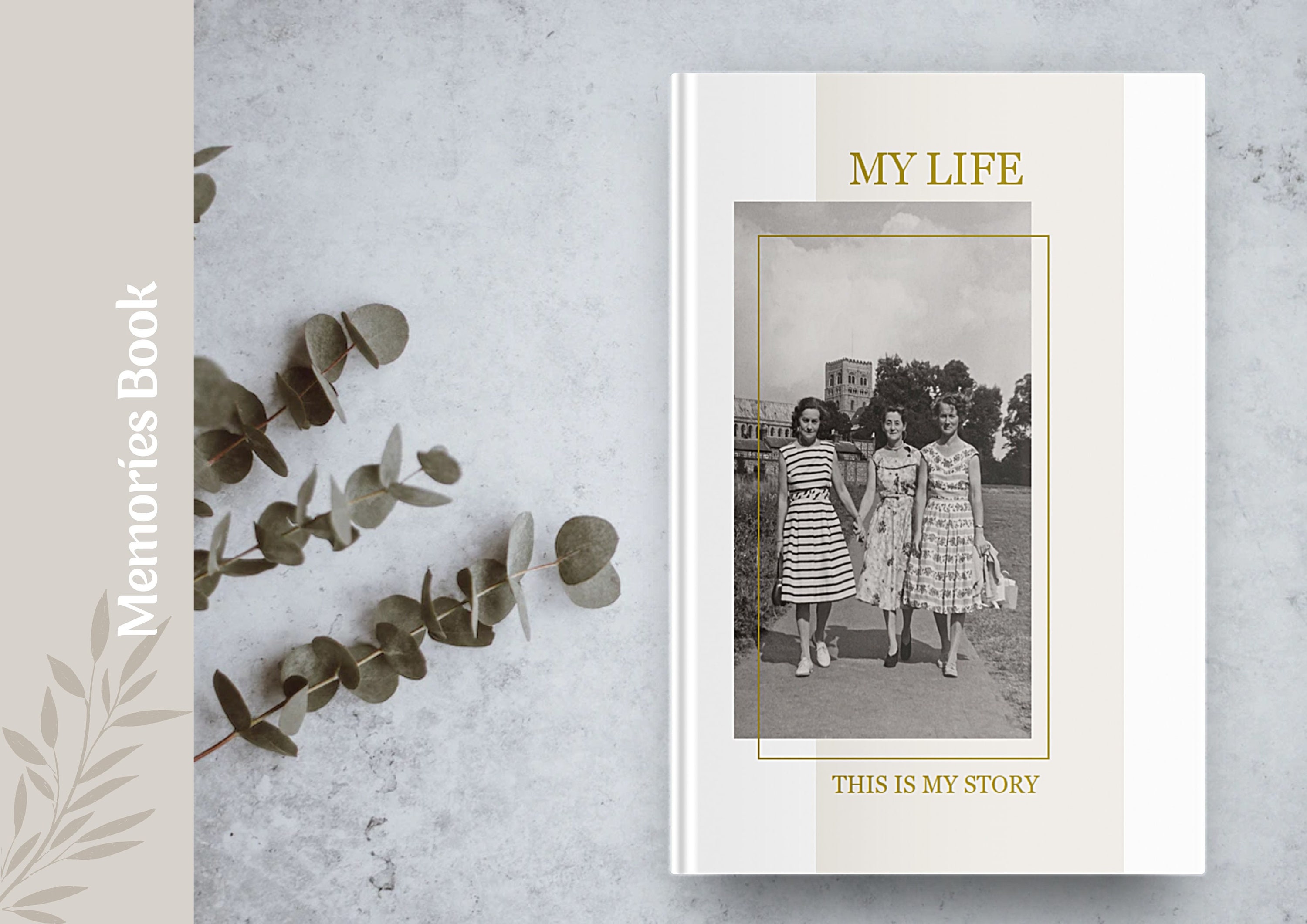 My Life Book Template MS Word Instant Printable Download Simple Bold My Life Book Template MS Word Instant Printable Download Simple Bold