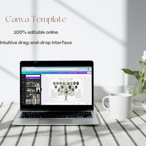 Family Tree Template | Family Tree Chart | Genealogy Print | Family ...