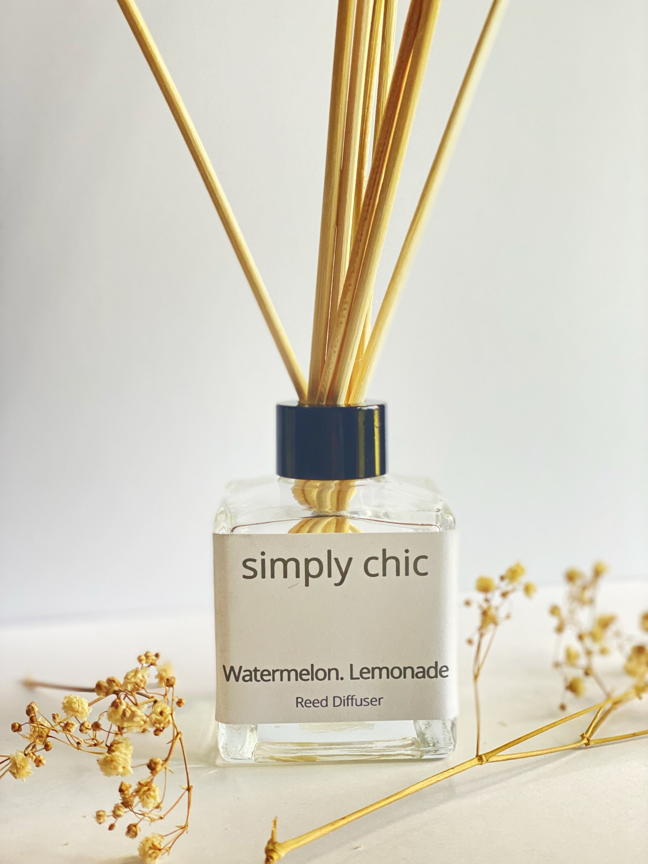 Reed diffuser TRIPLE SCENTED scent wood sticks room Etsy
