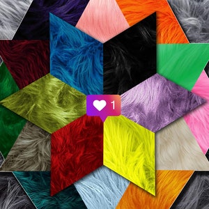 FULL Long Pile thick Luxury shaggy FAUX FUR /Craft Sewing Cosplay Costume  60&quot; Wide - 1100 Gram per meter /Sold by the yard & Squares
